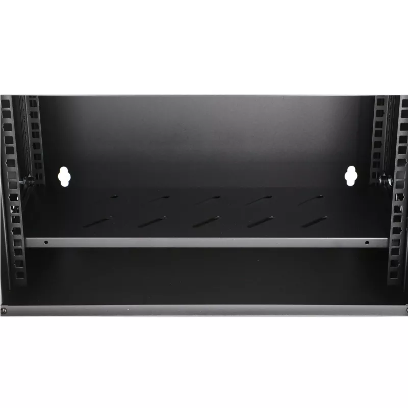 EXTRALINK LITE 9U 530X400 Armário de rack de parede, preto, com prateleira