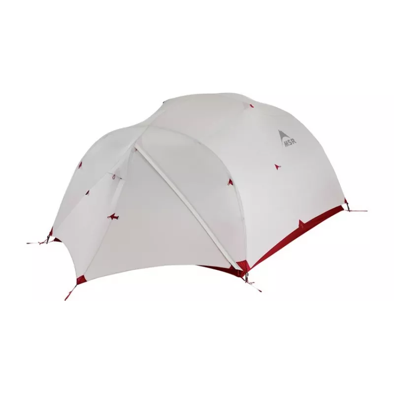 MSR Mutha Hubba NX tenda para 3 pessoas, cinzento, vermelho