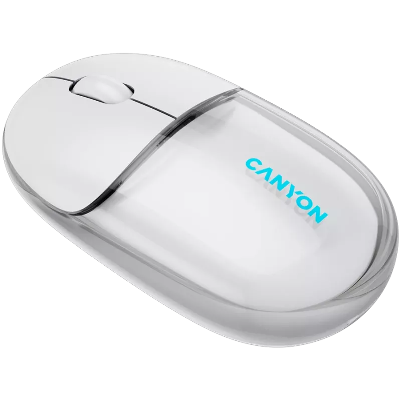 Rato CANYON OnClick 24 BT/ sem fios transparente/branco