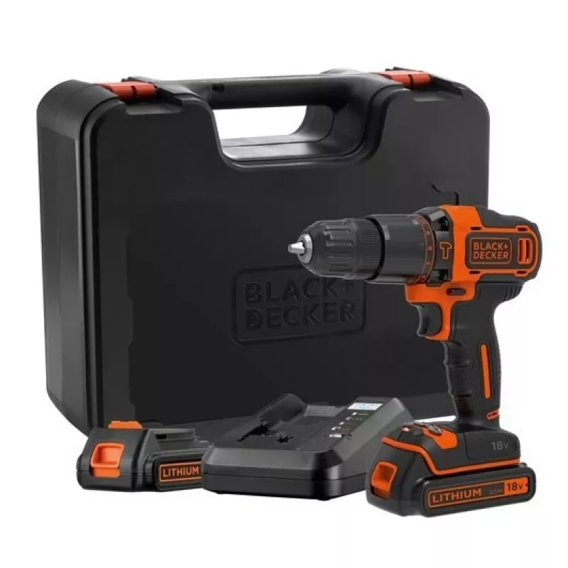 Berbequim Black & Decker BDCHD18K1B2-QW 1400 rpm