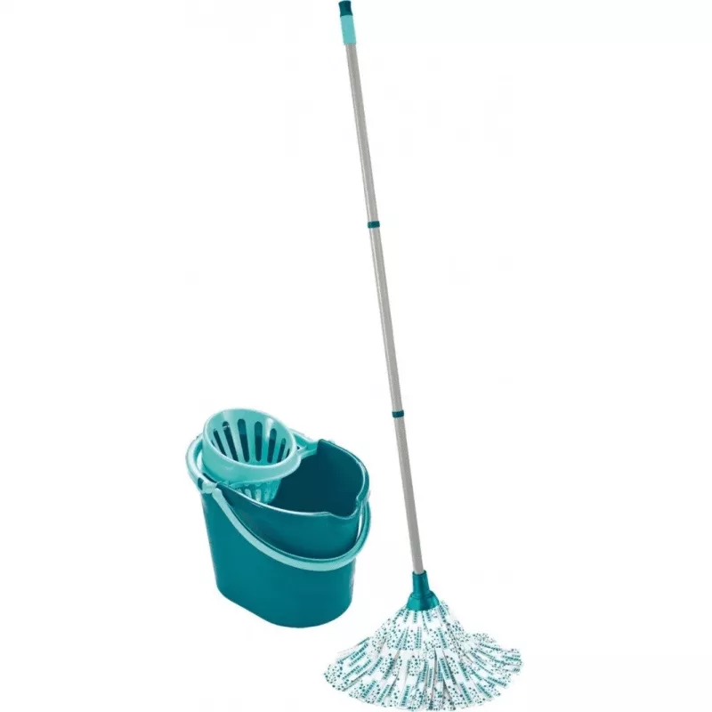 Conjunto de limpeza de pavimentos Leifheit Classic Mop (modelo) esfregona com recarga substituível