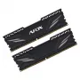 RAM DDR4 Desktop AFOX 2×16GB 3200MHz CL16 1,35V Unbuffered (32GB, XMP2, Rank1, Preto)