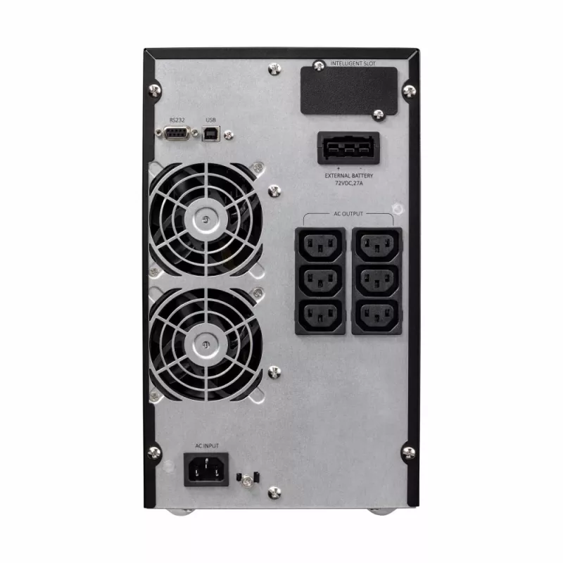 UPS Eaton 9E 2000I fonte de alimentação ininterrupta (UPS) dupla conversão (online) 2 kVA 1600 W 6 saídas AC