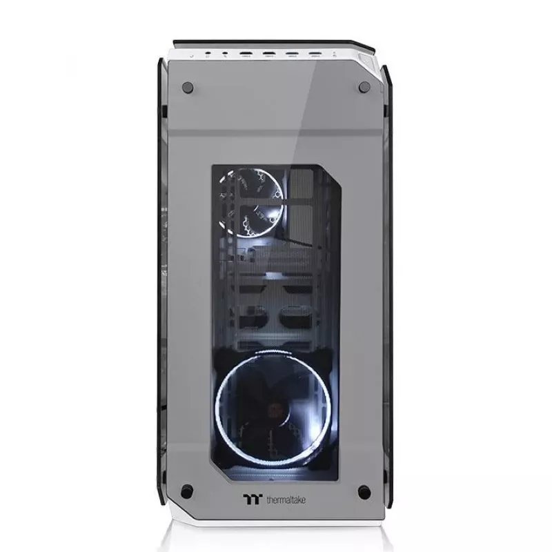Caixa View 71 Riing Tempered Glass E-ATX Full Tower - Snow Edition
