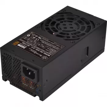 SilverStone TFX Series SST-TX300 - Fonte de alimentação (interna) - TFX12V / ATX12V 2.4 - 80 PLUS Bronze - AC 100-240 V - 300 Watt - Active PFC - Preto (SST-TX300)