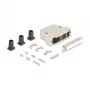 Conector de fio DeLOCK 67141 D-Sub 50 pinos prateado conector fêmea