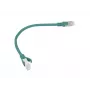 Cabo de patch CAT.6 UTP LANBERG PCU6-20CC-0025-G — 0,25 m, RJ-45 macho-macho, CCA, 250 MHz, verde, pack de 10