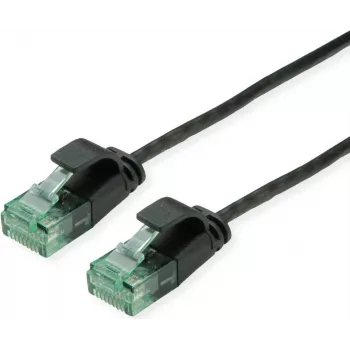 Cabo de rede UTP ROLINE RM Cat6A/Cl.EA fino preto 1 m - UTP (21.45.3453)