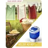 Adler AD 8051 máquina de lavar roupa de carga superior 3 kg com centrifugação, semiautomática, largura 38 cm, profundidade 37 cm, branco/azul