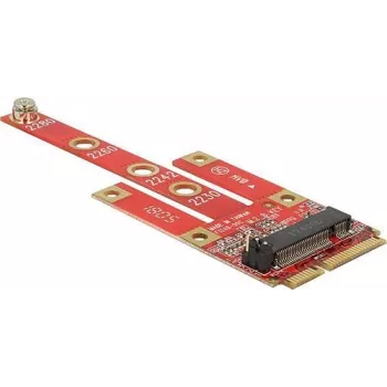 Conversor Delock 63384 Mini PCIe para M.2 Key B com slot Micro SIM