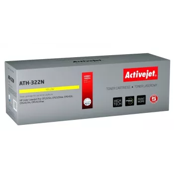 Cartucho de toner ActiveJet ATH-322N substituto do HP 128A CE322A, amarelo, 1300 páginas, 1 unid.
