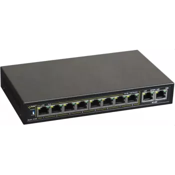 Switch de rede PULSAR S108 Fast Ethernet Power over Ethernet