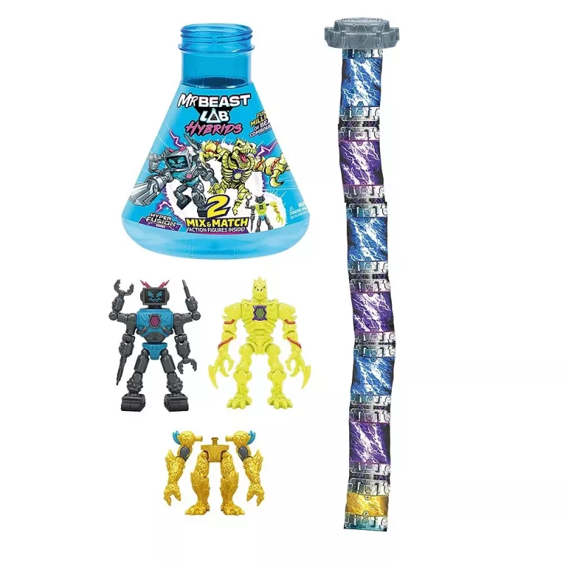 Figuras de ação Cobi Mr Beast Lab Hybrydy Multipack – conjunto colecionável da Cobi (MO-24903)