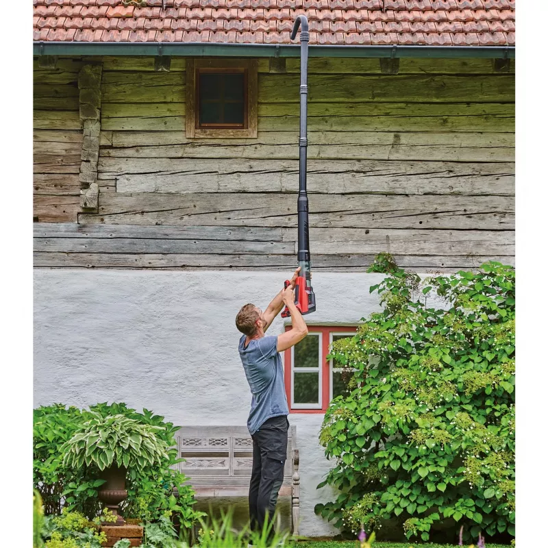 Conjunto para caleiras (Gutter Kit), 5 peças, bocal preto, para soprador de folhas sem fio GP-LB 18/200 Li E