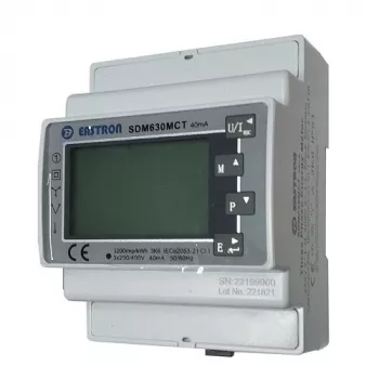 Contador de energia Growatt PV Smart Meter TPMCTE100A 100A — para instalações fotovoltaicas, medição baseada em CT