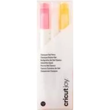 Cricut Joy™ Gel 1,0 mm, conjunto de 3 canetas branco, rosa, laranja (2009380)