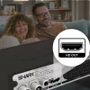 Sintonizador de TV digital MANTA DVBT005-SH com suporte DVB-T/T2 HEVC