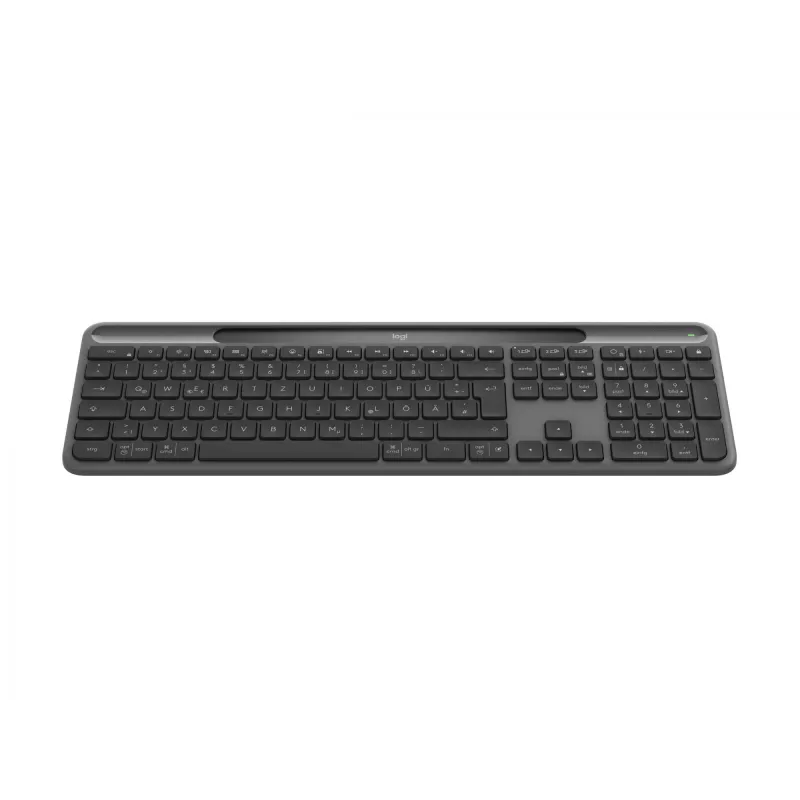 Logitech Signature Slim Solar+ K980 Teclado sem fios, QWERTZ alemão, grafite