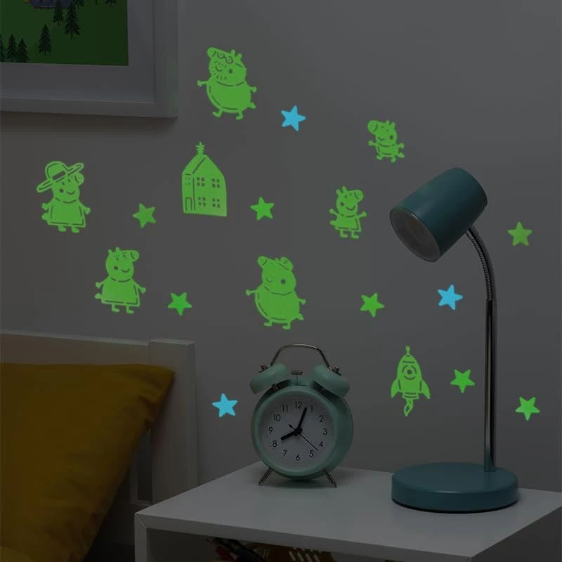 Autocolantes de parede Hasbro Peppa Pig PP13870PP Glow in the Dark Stars