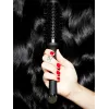 Escova de cabelo redonda GHD preta