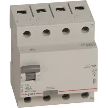 Interruptor diferencial Legrand 402075 — 40 A, 4 polos, 30 mA