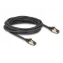 Cabo de rede DeLOCK RJ45 Cat.6A ficha para ficha S/FTP 5m preto