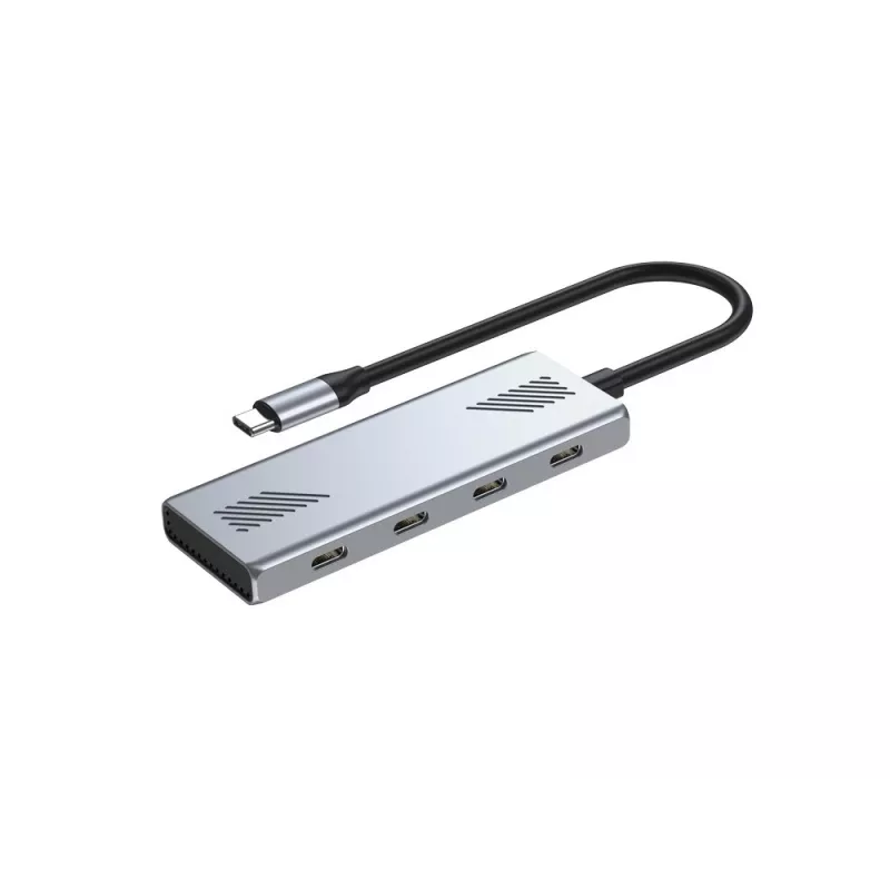 Hub USB-C 3.2 Gen 2 de 4 portas GEMBIRD UHB-CM-U310-C4-01