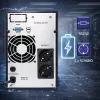 UPS QOLTEC onda sinusoidal pura 1kVA 800W com AVR e ecrã LCD