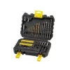 Conjunto de ferramentas manuais STANLEY STA88546 — conjunto universal de 50 peças com brocas e ferramentas de oficina com mala, adequado para madeira
