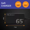 Carregador QOLTEC 65W GaN Super Fast fino PD 5-20V 3,25A USB-C