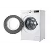 LG | Máquina de lavar roupa | F2WR508SWW | Classe de eficiência energética A-10% | Carga frontal | Capacidade de lavagem 8 kg | 1200 rpm | Profundidade 47,5 cm | Largura 60 cm | Visor | LED | Função vapor