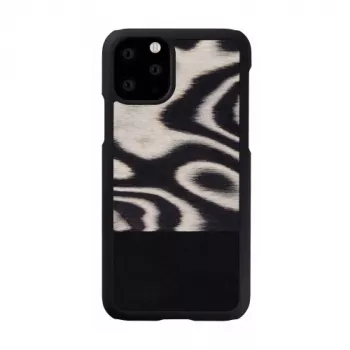 Capa para smartphone man and wood para iPhone 11 Pro – leopard preto capa protetora