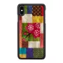 Capa de proteção para smartphone iKins para iPhone XS Max – padrão de flores de cerejeira, preta
