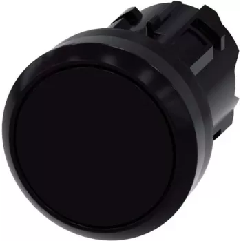 Botão de pressão Siemens atuador plano, anel frontal plástico preto SIRIUS ACT 3SU1000-0AB10-0AA0 1 unid. (3SU1000-0AB10-0AA0)