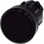 Botão de pressão Siemens atuador plano, anel frontal plástico preto SIRIUS ACT 3SU1000-0AB10-0AA0 1 unid. (3SU1000-0AB10-0AA0)