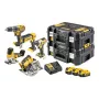 Conjunto combinado de ferramentas DeWALT DCK500P3T-QW, 18V, 3 baterias