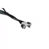 Cabo SAS Supermicro CBL-SAST-0826 Slimline SAS para 2x MiniSAS 0,7 m preto