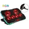 Base de arrefecimento para portátil 6 FAN VORTEX RGB