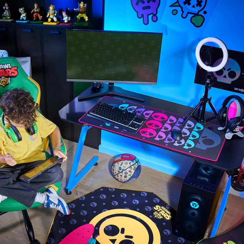 Tapete de rato gaming Subsonic XXL Brawl Stars Skull Repeater