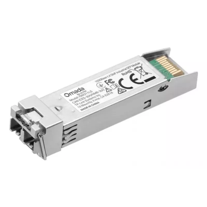 TP-Link Omada ISM311LS módulo transcetor SFP, 1000Base-LX, monomodo, 1310 nm, 1,25 Gbit/s, 20 km, industrial