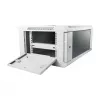 Armário de rack de parede ALLNET ALL-SMC6604GRAU 4U, cinzento, capacidade de carga 50 kg, fechadura com chave