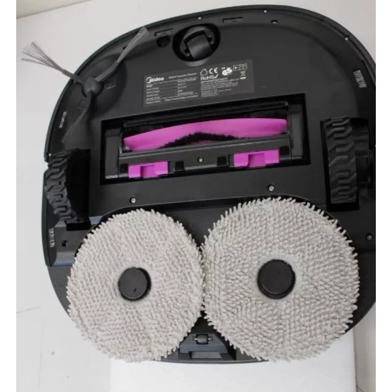ESGOTADO. Aspirador robô Midea V15 | ESGOTADO. Aspirador robô Midea | V15 | Húmido e seco | 5200 mAh | Depósito de pó 3 L | 16200 Pa | Preto | USADO, SUJO, RISCADO