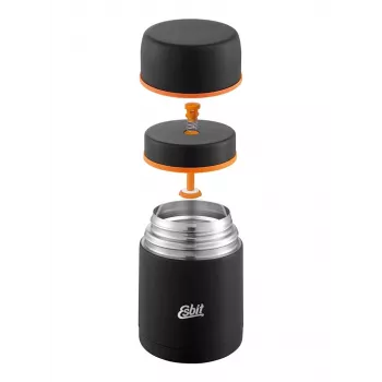 Esbit garrafa térmica 500 ml, preto