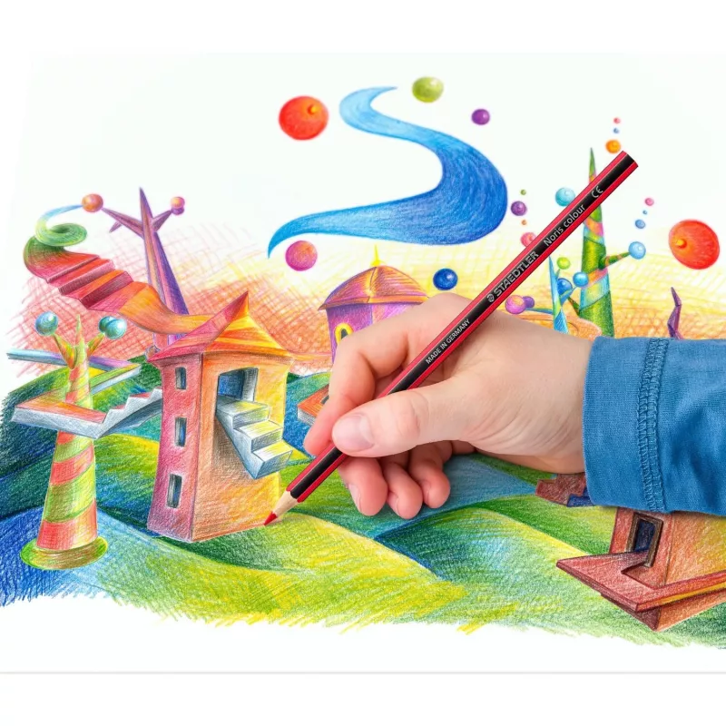 Lápis de cor Staedtler Noris colour 185 multicoloridos 24 unid.