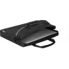 Mala para portátil DEFENDER Lite 39,6 cm (15,6 polegadas) preto/cinzento, poliéster, fecho de correr, pega de transporte, alça removível