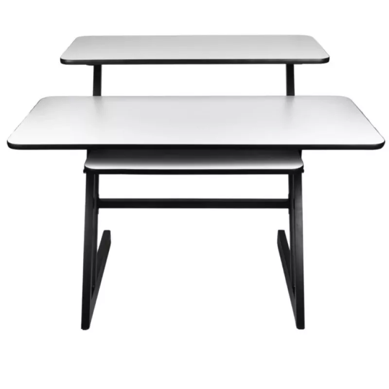 SD3 - secretária de estúdio posto de trabalho tampo prateleira para equipamento de áudio prateleira retrátil para teclado 91,4 cm