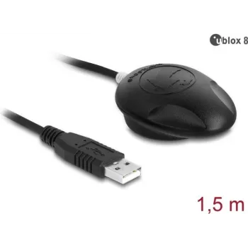 Recetor GNSS Navilock NL-802U u-blox 8 USB 2.0 com cabo de 1,5 m