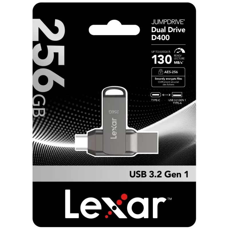 Pen USB Lexar 256 GB USB Type-C LJDD400256G-BNQNG