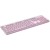 Teclado sem fios CANYON HKB-W01 — layout compacto rosa, teclas UK/US