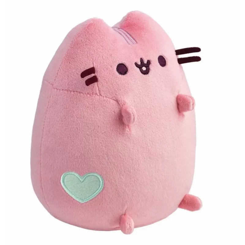 Peluche Pusheen da Pusheen, 18 cm, rosa pastel